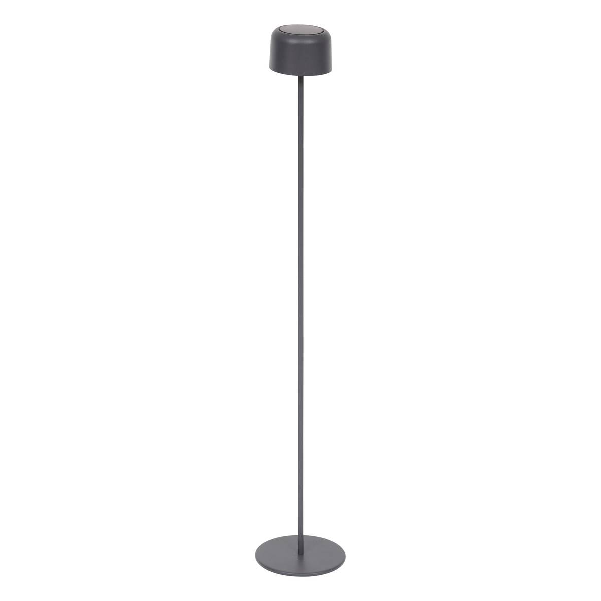 Candeeiro de pé solar BOLTY Grafite D. 21 cm - Alumínio Grafite