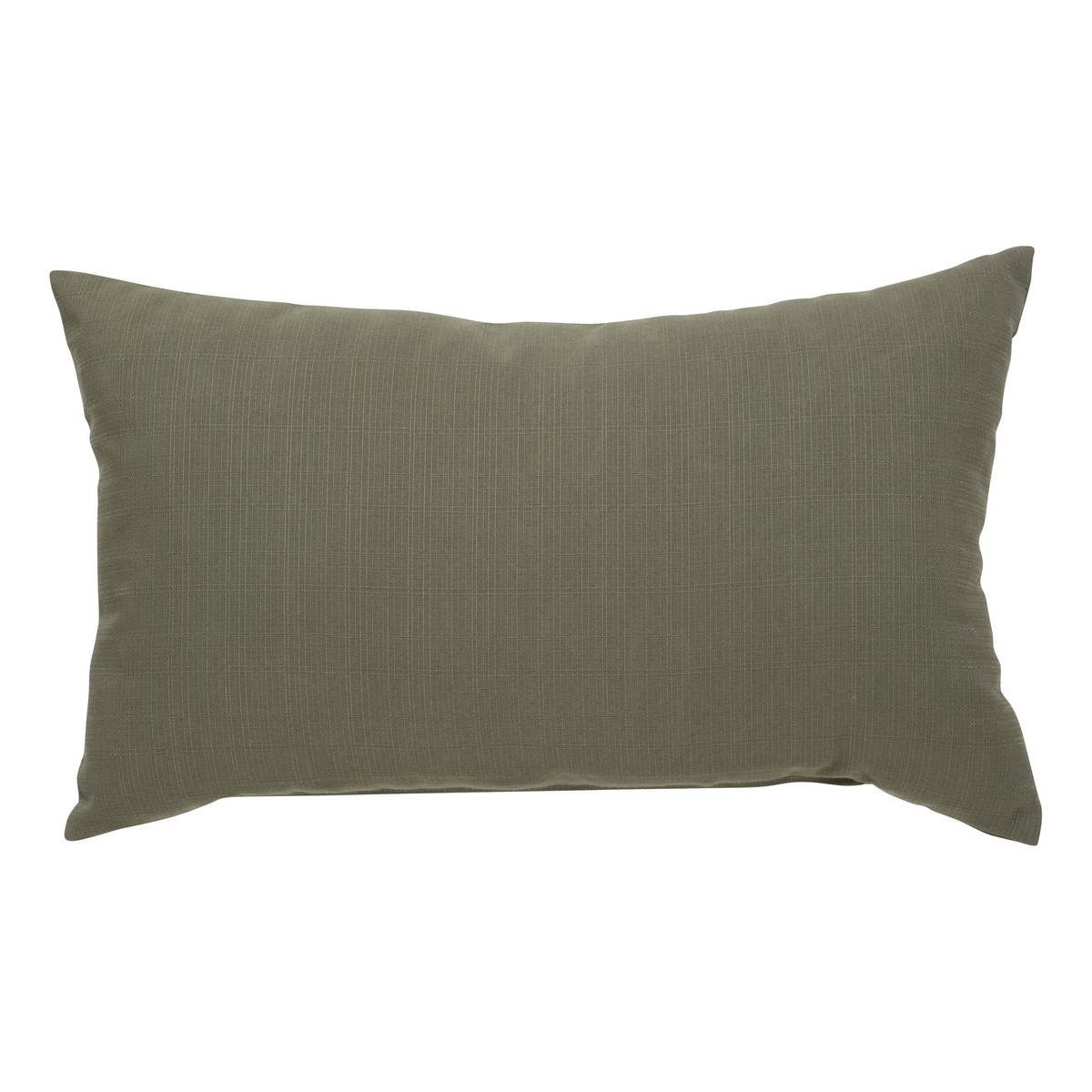 Almofada decorativa de exterior KORAÏ Verde louro 30 x 50 cm - Poliéster Louro