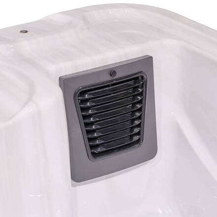 Spa ACRYL Branco 3 lugares - Alumínio