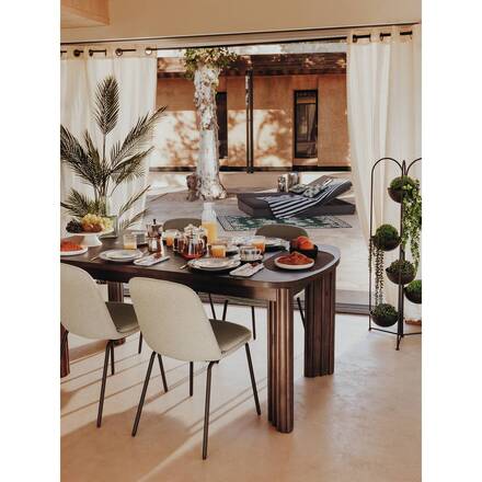 Almofada de exterior retangular THE PALM RESORT Verde 58 x 38 cm - Poliéster
