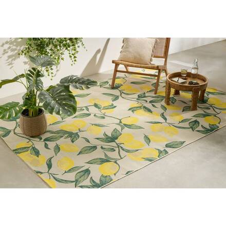 Tapete de exterior Amarelo 300x200 cm - Polipropileno