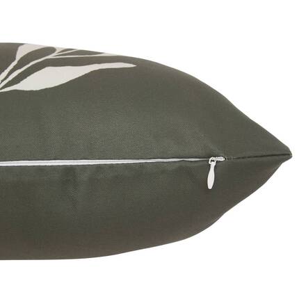 Capa de almofada retangular para exterior TILEO Verde escuro 50 x 30 cm - Poliéster