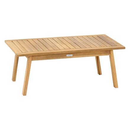 Conjunto de jardim TIWI Cinza / Acácia 4 lugares - Acácia certificada FSC®