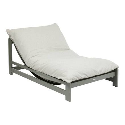 Cama de piscina MOREAL Verde louro Alumínio, Poliéster