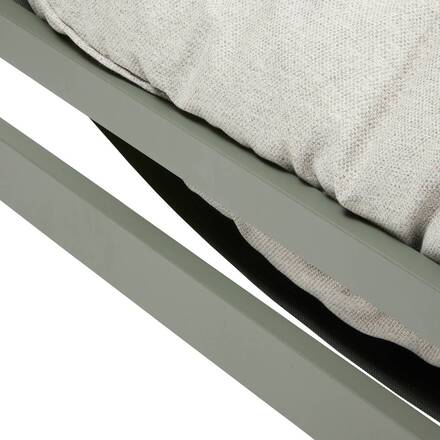 Cama de piscina MOREAL Verde louro Alumínio, Poliéster