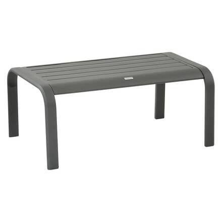 Conjunto de jardim PIAZZA Graphite 4 lugares - Alumínio tratado com epóxi, Texaline
