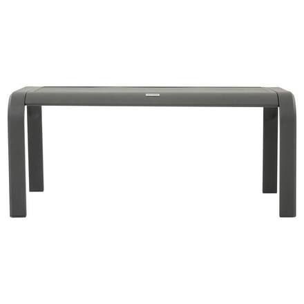 Conjunto de jardim PIAZZA Graphite 4 lugares - Alumínio tratado com epóxi, Texaline