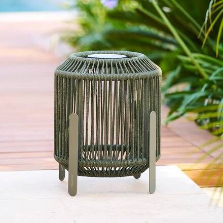 Luminária de exterior LINY Verde louro D. 35 cm - Alumínio, Algodão