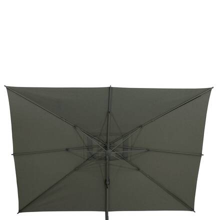 Guarda-sol lateral retangular inclinável MELHIA Verde louro 4 x 3 m - Alumínio, Aço, Olefina