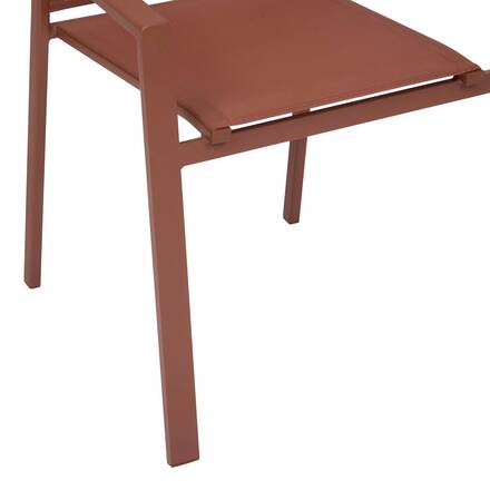 Poltrona de jardim ESSENTIA Mogno Alumínio tratado com epóxi, Texaline