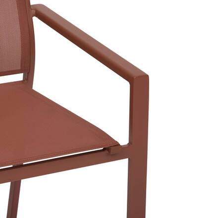 Poltrona de jardim ESSENTIA Mogno Alumínio tratado com epóxi, Texaline