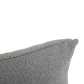 Almofada decorativa SOLFIA Cinza Ardósia 45 x 45 cm - Poliéster Cinza ardósia