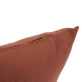 Almofada de exterior KORAÏ Mogno 40 x 40 cm - Poliéster Mogno