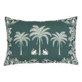 Almofada de exterior retangular THE PALM RESORT Verde 58 x 38 cm - Poliéster Verde