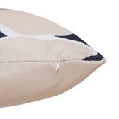Capa de almofada para exterior quadrada NOLAN Bege 40 x 40 cm - Poliéster Bege