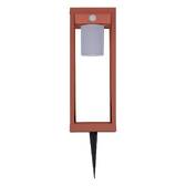 Luminária de exterior com sensor de movimento PIKY Mogno NULL Mogno