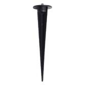 Baliza solar de exterior DETEKT Grafite D.15,5 cm - Alumínio Grafite