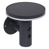 Aplique de parede DETEKT Grafite D.15,5 cm - Alumínio, Policarbonato Grafite