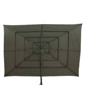 Guarda-sol lateral retangular inclinável MELHIA Verde louro 4 x 3 m - Alumínio, Aço, Olefina Louro