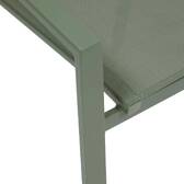 Poltrona de jardim ESSENTIA Verde louro Alumínio tratado com epóxi, Acácia certificada FSC®, Texaline Louro
