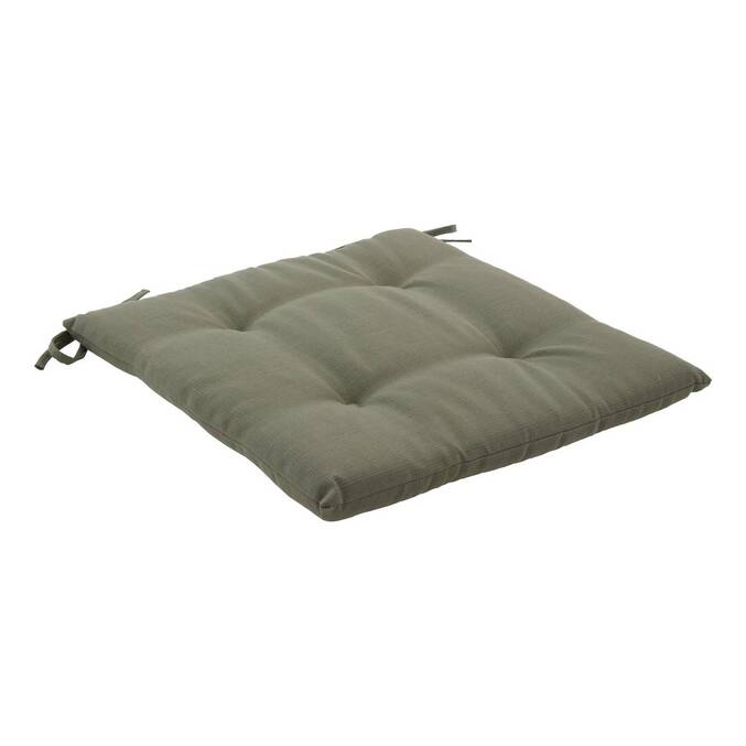 Almofada de cadeira KORAÏ Verde louro 40 x 40 cm - Poliéster Louro