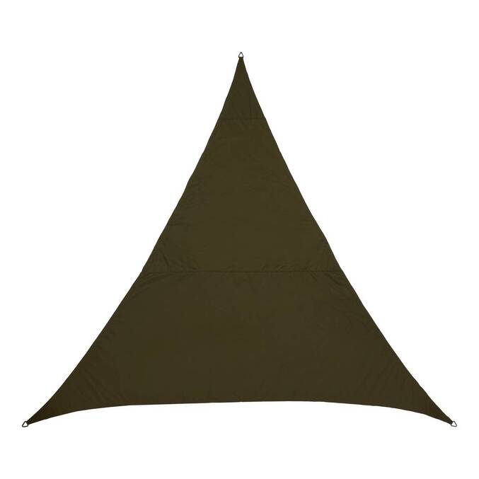 Vela de sombra triangular ELYORA Verde louro 4 x 4 m - Poliéster Louro