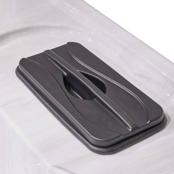 Spa ACRYL Branco 5 lugares - Alumínio9