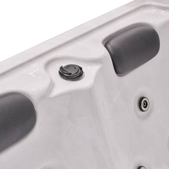 Spa ACRYL Branco 3 lugares - Alumínio9