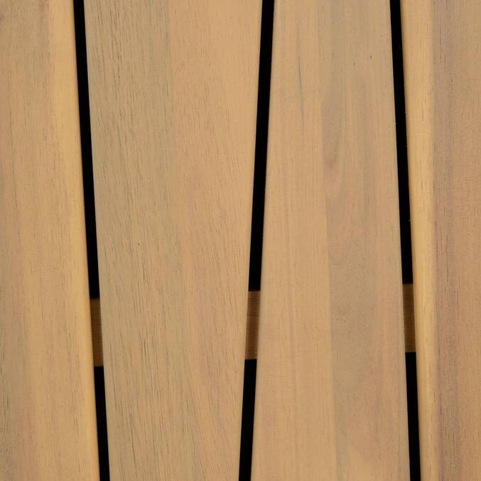 Arca de arrumação LODGIA Bege 165L - Acácia certificada FSC®, Aço3634