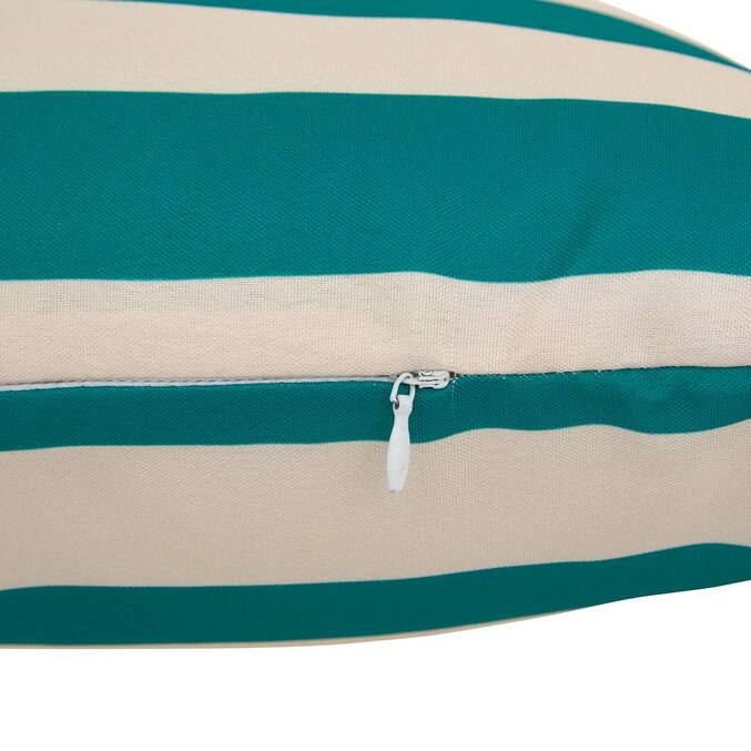 Almofada de exterior retangular POOLSIDE Verde 75 x 35 cm - Poliéster Verde