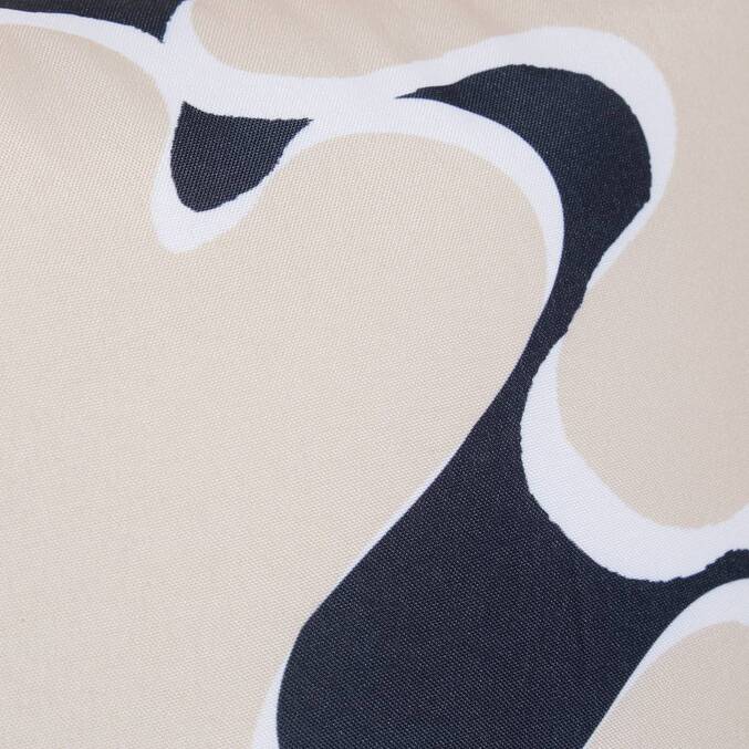 Capa de almofada para exterior quadrada NOLAN Bege 40 x 40 cm - Poliéster Bege