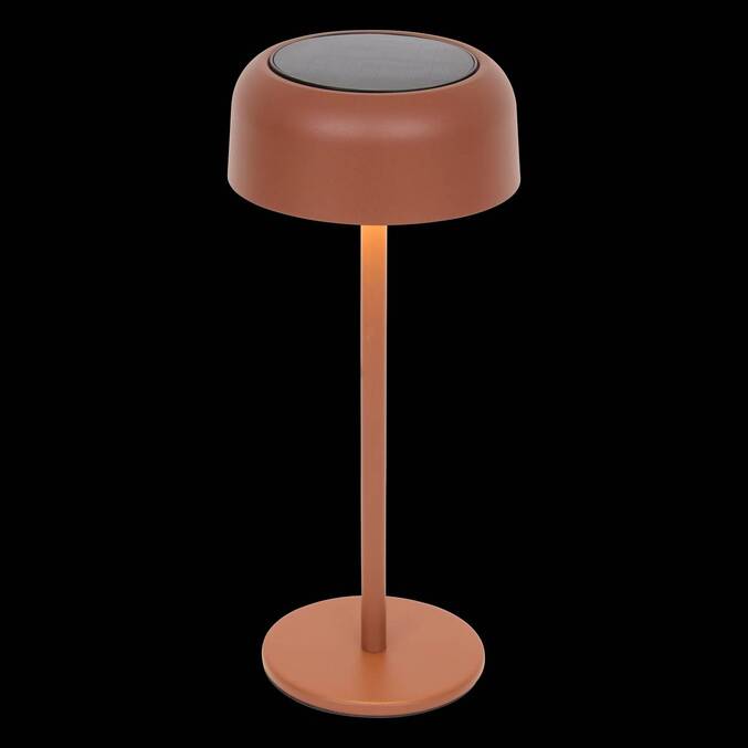 Candeeiro solar BOLTY Mogno A.30 cm - Alumínio Mogno