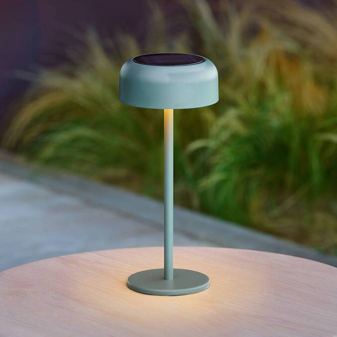 Candeeiro solar BOLTY Loureiro A.30 cm - Alumínio Louro