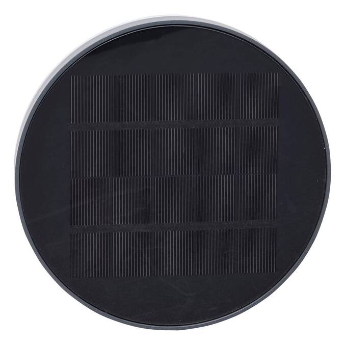 Baliza solar de exterior DETEKT Grafite D.15,5 cm - Alumínio Grafite