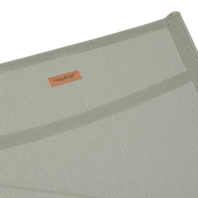 Espreguiçadeira BONAO Verde louro 2 rodas - Alumínio tratado com epóxi, Texaline3795