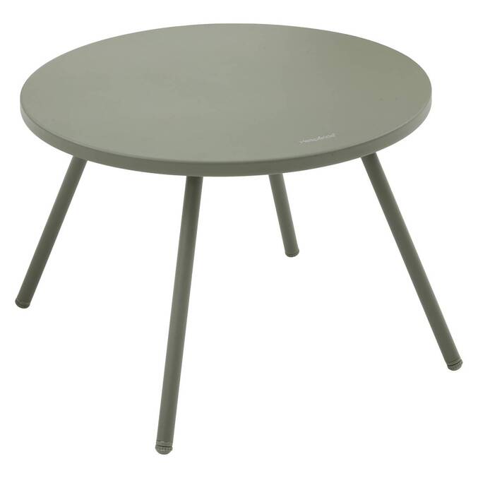 Conjunto de sala duo PAOPAO Bege / Verde louro 2 lugares - Aço tratado com epóxi, Tratamento antiferrugem reforçado, Poliéster Bege / Verde louro