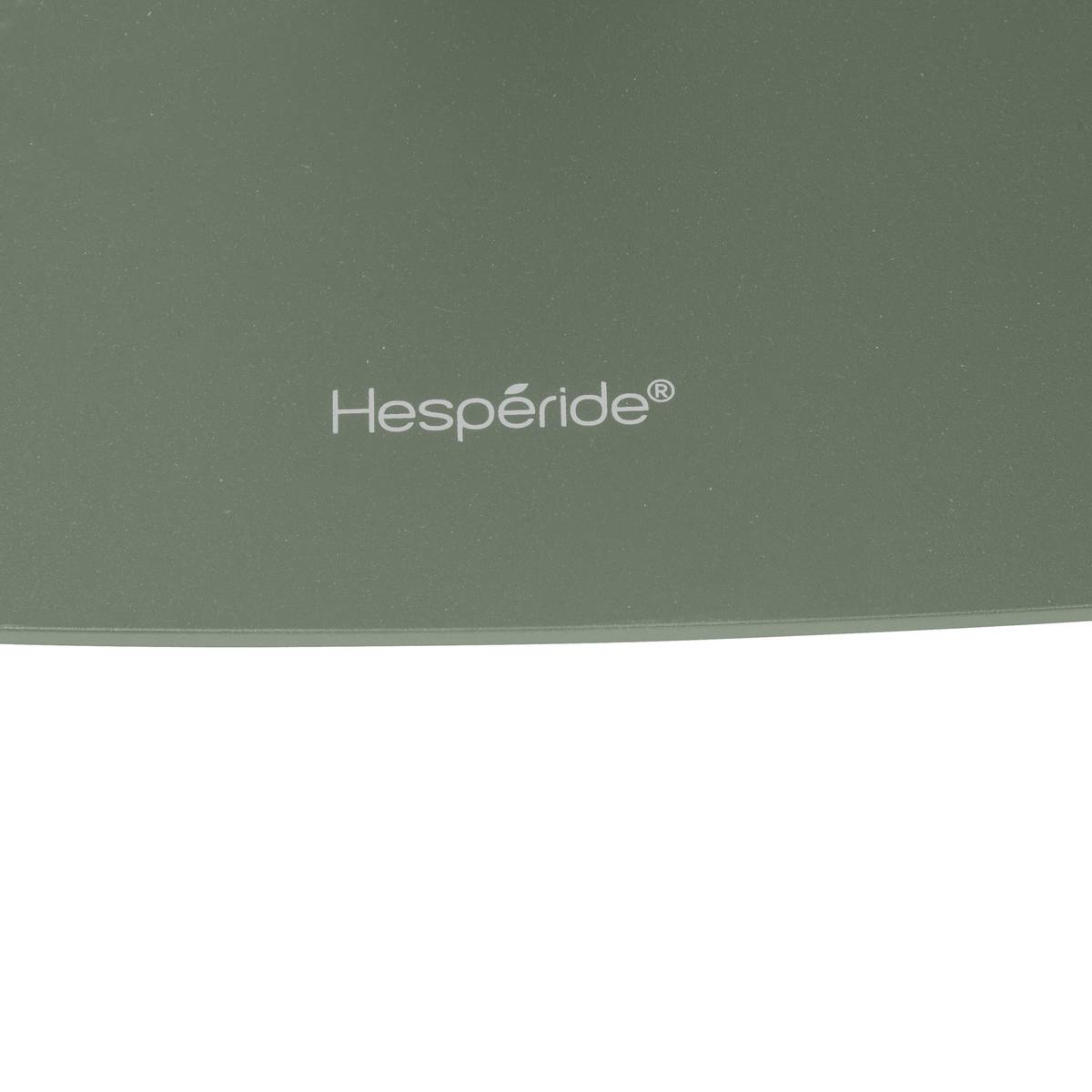 Mesa de jardim quadrada ALEGORIA Verde louro 2 lugares - Aço, Tratamento antiferrugem reforçado Louro