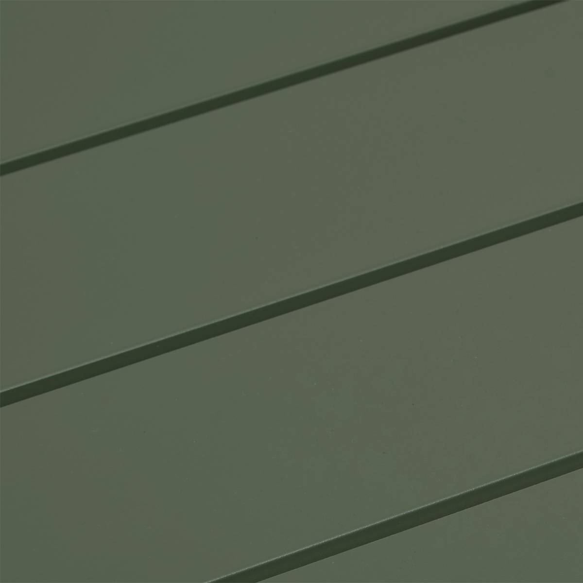 Mesa de jardim redonda NEBULLIA Verde louro 4 lugares - Alumínio com tratamento epóxi, Tratamento anti-ferrugem reforçado Louro