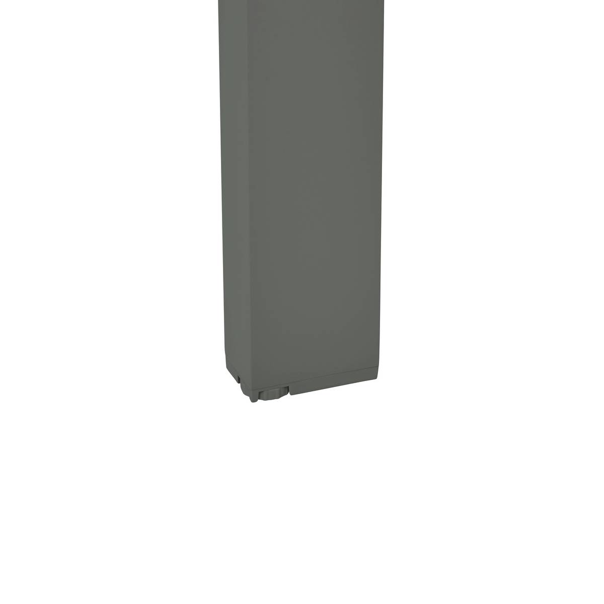 Mesa de jardim quadrada extensível ÉVASION Linho / Verde louro 12 lugares - Alumínio tratado com epóxi Linho / Louro