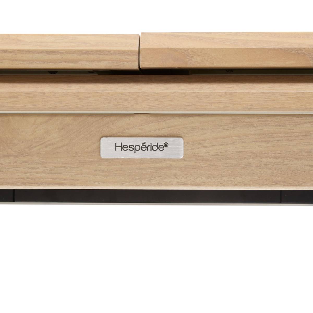 Mesa de jardim retangular extensível AXIOME Argila / Honey 12 lugares - Alumínio tratado com epóxi Argila / Mel
