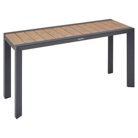 Mesa de jardim retangular ÉVASION Honey / Graphite 2 lugares - Alumínio tratado com epóxi
