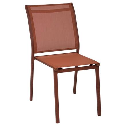 Cadeira de jardim ESSENTIA Mogno Alumínio tratado com epóxi, Texaline