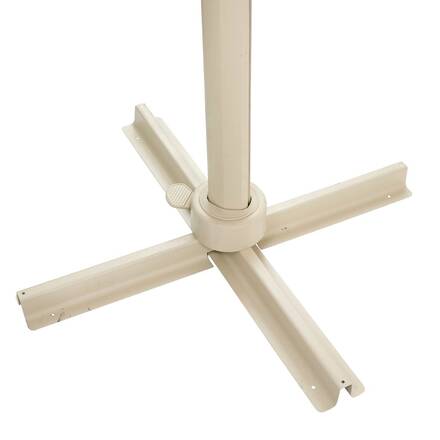 Guarda-sol lateral retangular inclinável MELHIA Argila 4 x 3 - Aço, Alumínio, Olefina