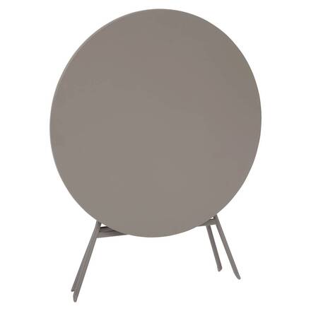 Mesa de varanda dobrável GREENSBORO Café 4 lugares - Aço, Tratamento anti-ferrugem reforçado