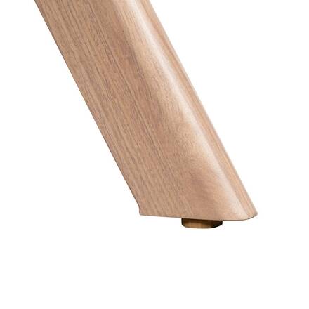 Mesa de jardim redonda NELORA Bege Corda / Mel 8 lugares - Alumínio tratado com epóxi, Pedra sinterizada