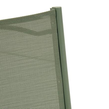 Conjunto de 4 cadeiras de jardim dobráveis MODULA Verde louro Aço tratado com epóxi, Texaline