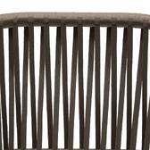 Conjunto de 2 poltronas de jardim ORIENGO Macchiato / Café Alumínio tratado com epóxi, Poliéster Macchiato / Café