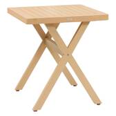 Mesa de jardim quadrada XENIA em eucalipto 2 lugares - Eucalipto certificado FSC® Eucalipto