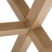 Mesa de jardim retangular AXIOME Argila / Honey 8 lugares - Alumínio tratado com epóxi Argila / Mel