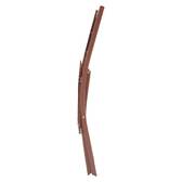 Conjunto de 4 cadeiras de jardim dobráveis MODULA Mogno Aço tratado com epóxi, Texaline Mogno